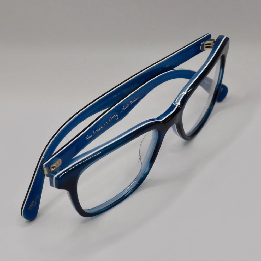 Paul Smith Women’s Eyeglasses | Deluxe Onyx Stripe Blue | New